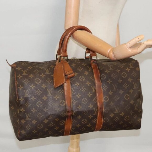 LOUIS VUITTON Monogram Keepall 45 Boston Bag - Picture 14 of 16